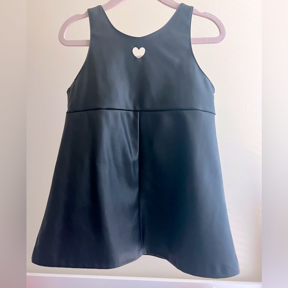 Zara faux leather dress. Size 18-24 months.